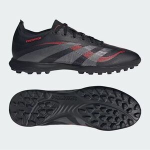 Adidas Predator League TF Black Red Turf Soccer Cleats ID3768 Men's Size10.5
